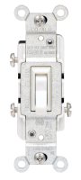 (image for) CO/ALR ALUMINUM WIRE 15 amps 3-Way Toggle Switch White 1 pk