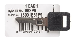 (image for) KEY GM VATS #9 B62P SNGL