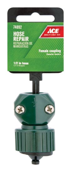 (image for) 1/2 in. Nylon/ABS Threaded Female Hose Mender Clamp