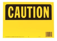 (image for) OSHA English Yellow Informational Sign 10 in. H x 14 in. W