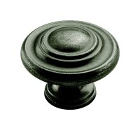 (image for) Inspirations Round Cabinet Knob 1-5/16 in. Dia. 1 in. We