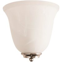 (image for) 1-Light Brushed Nickel Sconce