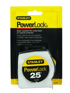(image for) PowerLock 25 ft. L x 1 in. W Tape Measure Silver 1 pk