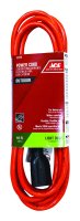 (image for) Indoor and Outdoor 10 ft. L Orange Extension Cord 16/3 SJTW