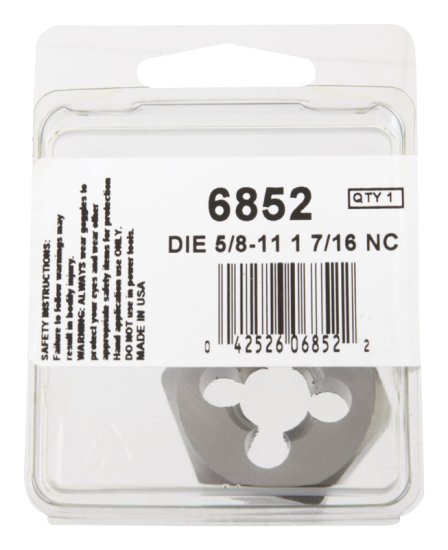 (image for) High Carbon Steel SAE Hexagon Die 3/8 in.-18NPT 1 p