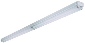 (image for) 96 in. L White Hardwired Fluorescent T8 Light