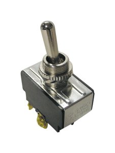 (image for) 20 amps Single Pole Toggle Switch Black/Silver 1