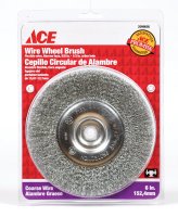 (image for) 6 in. Crimped Wire Wheel Brush Steel 3750 rpm 1 pc.