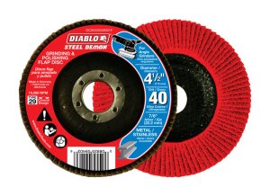 (image for) Steel Demon 4-1/2 in. Dia. x 7/8 in. Ceramic Flap Disc 40