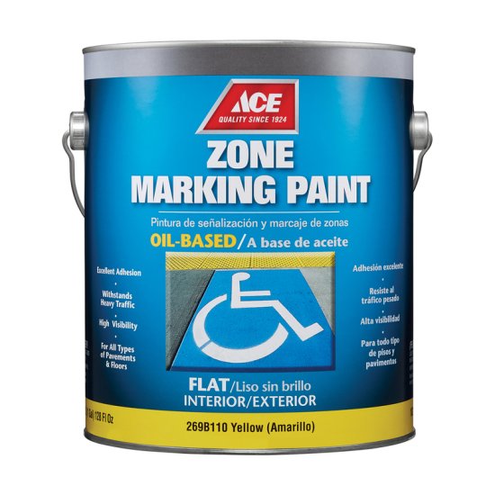 (image for) Yellow Zone Marking Paint 1 gal