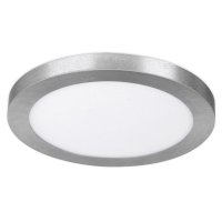 (image for) 13. in. Nickel White LED Flat Panel Light Fixture