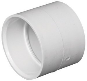(image for) Schedule 40 3 in. Hub x 3 in. Dia. Hub PVC Coupli