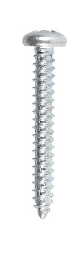 (image for) No. 8 x 1-1/4 in. L Phillips Pan Head Zinc-Plated Steel