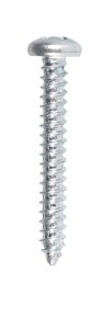 (image for) No. 8 x 1-1/4 in. L Phillips Pan Head Zinc-Plated Steel
