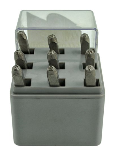 (image for) 1/8 in. Number Stamp Set 9 pc.