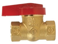 (image for) 3/8 in. Brass Threaded Gas Ball Valve