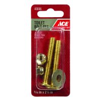 (image for) Ace Toilet Bolt Set Brass