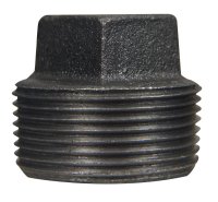 (image for) 3/4 in. MPT Black Malleable Iron Plug