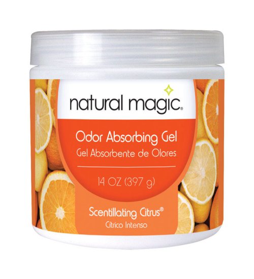 (image for) Natural Magic Citrus Scent Odor Absorber 14 oz. Gel