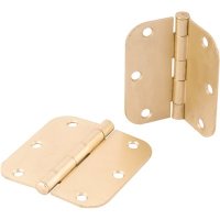 (image for) BUTT HINGES, 5/8 IN. RADIUS CORNER, 3-1/2 IN., SATIN