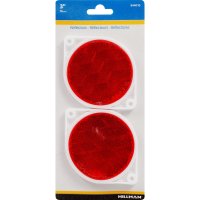 (image for) Hillman Round Red Reflectors 2 pk