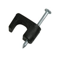 (image for) 1/4 in. W Plastic Insulated Masonry Coaxial Stapl