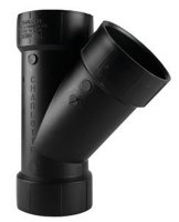 (image for) 1-1/2 in. Hub x 1-1/2 in. Dia. Hub ABS Wye