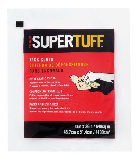 (image for) Trimaco SuperTuff 36 in. W x 18 L White Cotton Tack Cloth