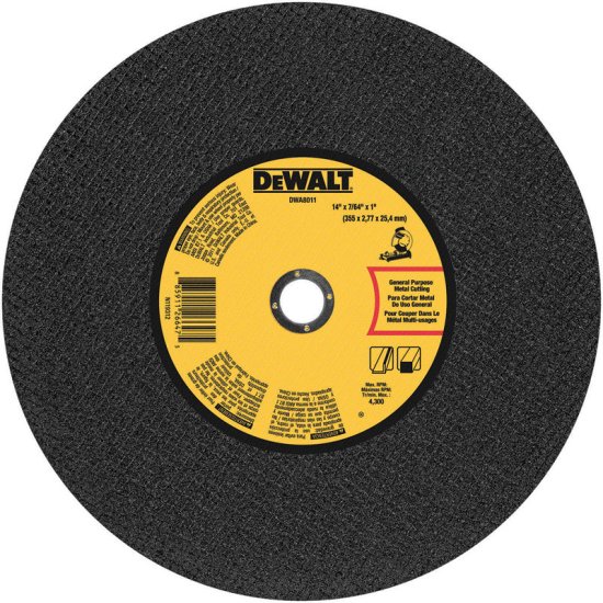 (image for) High Performance 14 in. Dia. x 7/64 in. thick x 1 in. Met