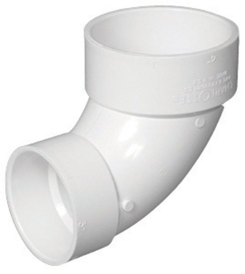 (image for) 4 in. Hub x 3 in. Dia. Hub PVC Elbow