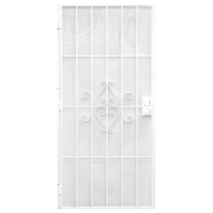 (image for) Precision 81-3/4 in. H x 36 in. W Regal White Steel Security Doo