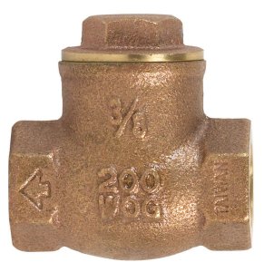(image for) 3/8 in. Dia. x 3/8 in. Dia. Brass Swing Check Valve