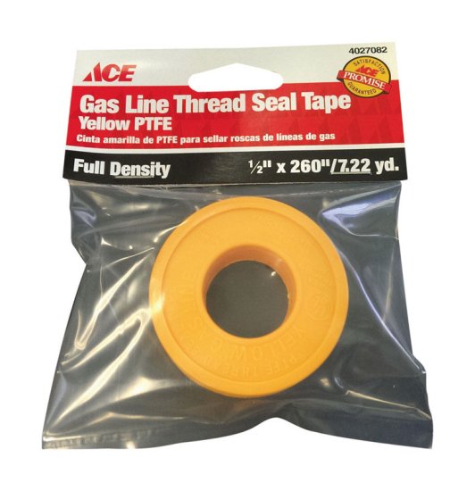 (image for) Yellow 260 in. L x 1/2 in. W Thread Seal Tape 0.07 oz.