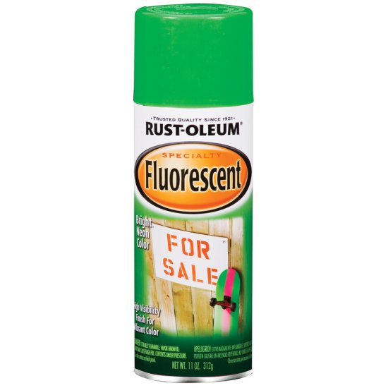(image for) Specialty Fluorescent Green Spray Paint 11 oz.