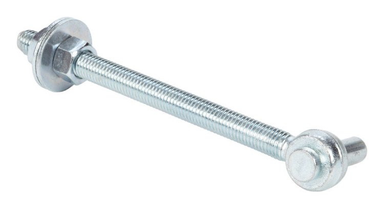 (image for) 8 in. L Steel Bolt Hook 1 pk