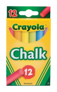 (image for) Assorted Chalk 12 pk