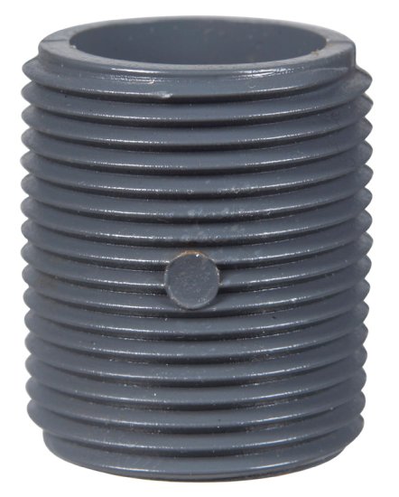 (image for) Schedule 80 1 in. MPT PVC Close Nipple