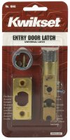 (image for) Bright Brass Gold Steel Entry Latch 1 pk