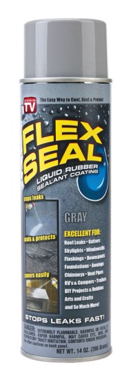 (image for) Satin Gray Rubber Spray Sealant 14 oz.
