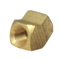 (image for) 1/4 in. FPT x 1/4 in. Dia. FPT Brass 45 Degree Elbow