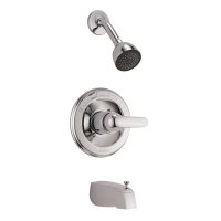 (image for) Classic 1-Handle Wall-Mount Tub and Shower Faucet Trim Kit