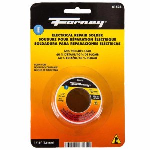 (image for) Forney 4 oz Rosin Core Solder Wire 0.06 in. D Tin/Lead 60/40 1 p