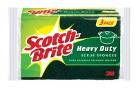 (image for) Scotch-Brite Heavy Duty Sponge For Pots and Pans 4.5 in. L 3 pk