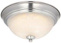 (image for) 11 in. Satin Nickel Dome Light LED