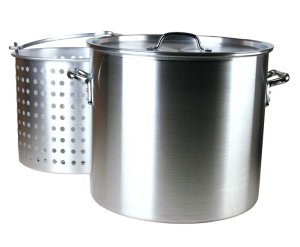 (image for) Aluminum Boiling Pot 80 qt. Silver
