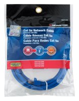 (image for) Monster Just Hook It Up 7 ft. L Category 5E Networking Cable