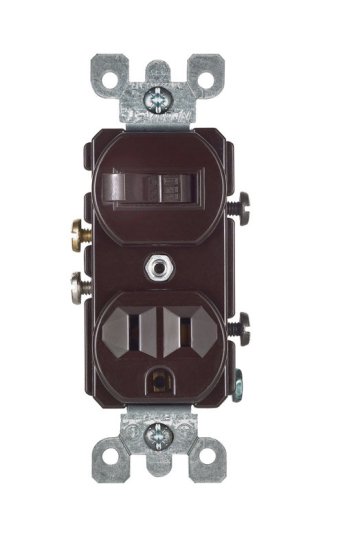 (image for) 15 amps Combination Switch Brown 1 pk