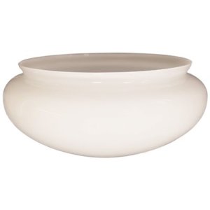 (image for) 3-7/8 in. Handblown White Mushroom Shade with 7-3/4 i