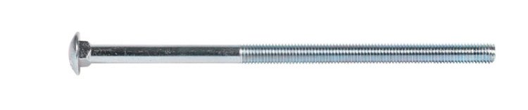 (image for) 1/2 in. Dia. x 10 in. L Zinc-Plated Steel Carriage Bolt