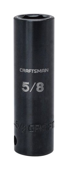 (image for) 5/8 in. x 1/2 in. drive SAE 6 Point Deep Impact Socket 1 pc.